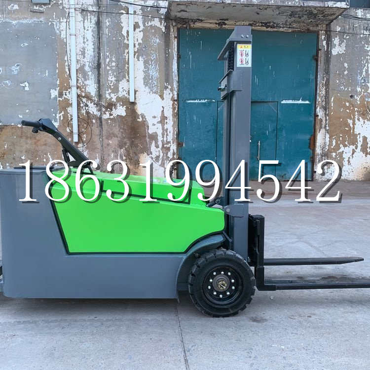 通化县小型电动叉车1吨2吨步行站驾式电瓶堆高充电装卸车液压升降车铲车